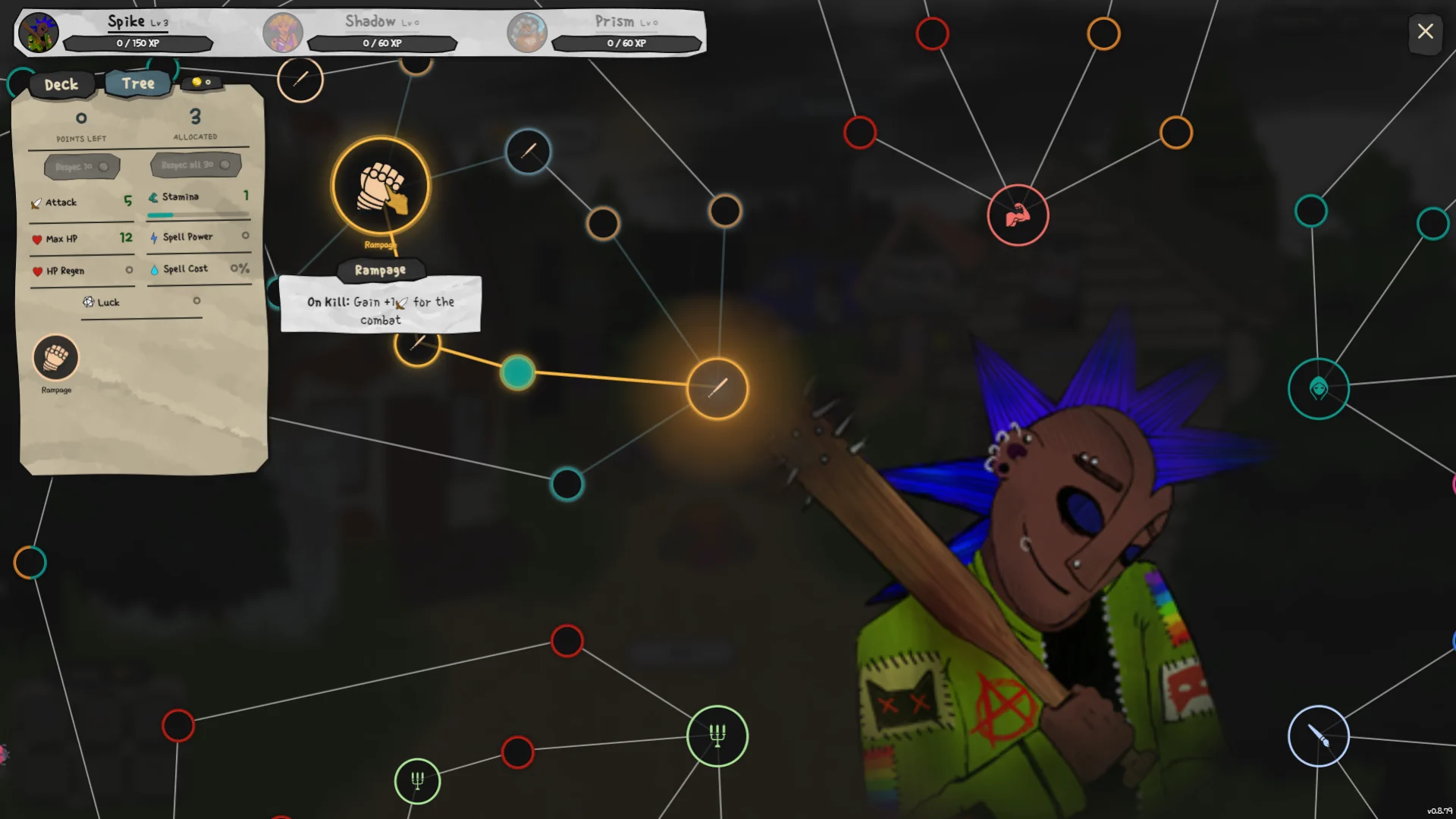 The passive tree, a path traced